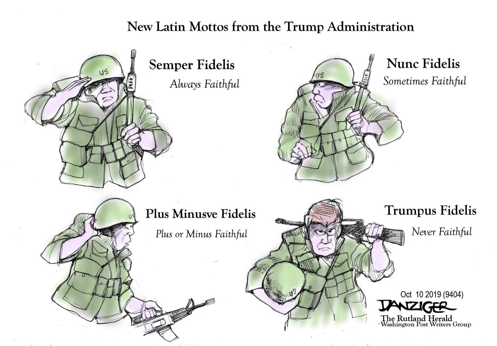Jeff Danziger cartoon